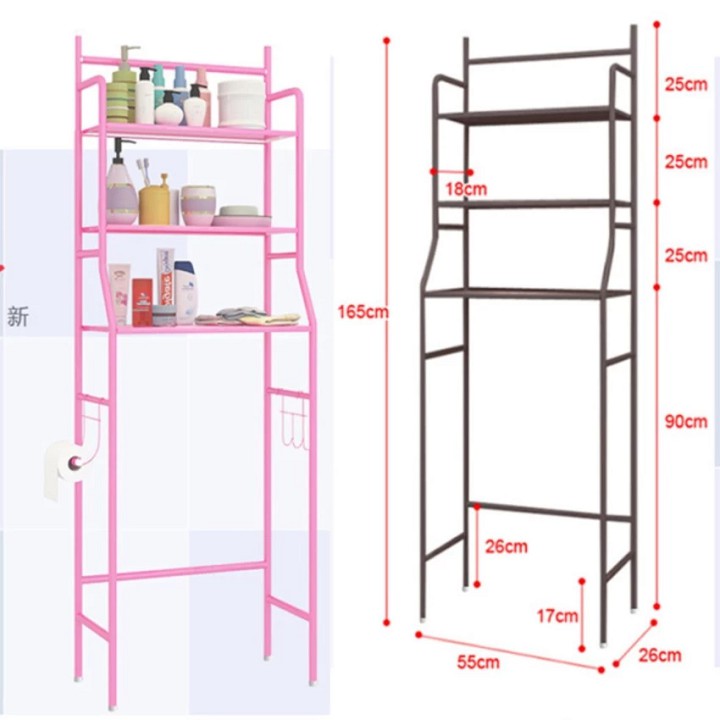 KỆ ĐỂ ĐỒ PHÒNG VỆ SINH SAU TOILET THÔNG MINH