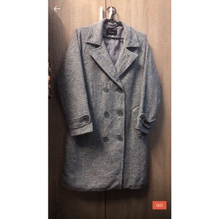 Thanh lý khoác vest dạ dáng dài size M cúc 2 hàng