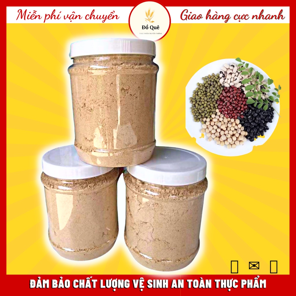 HŨ 1KG  BỘT NGŨ CỐC DINH DƯỠNG NHÀ LÀM HỖ TRỢ TĂNG CÂN, GIẢM CÂN HIỆU QUẢ