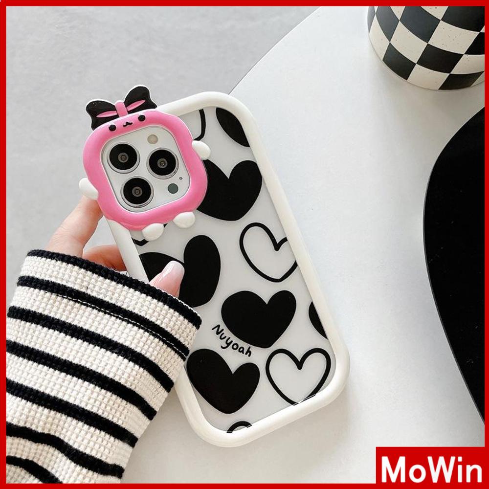 Ốp điện thoại silicon hình trái tim hoạt hình thích hợp cho iPhone 11 Pro Max 13 ProMax 12 Pro Max 7Plus xr XSMax