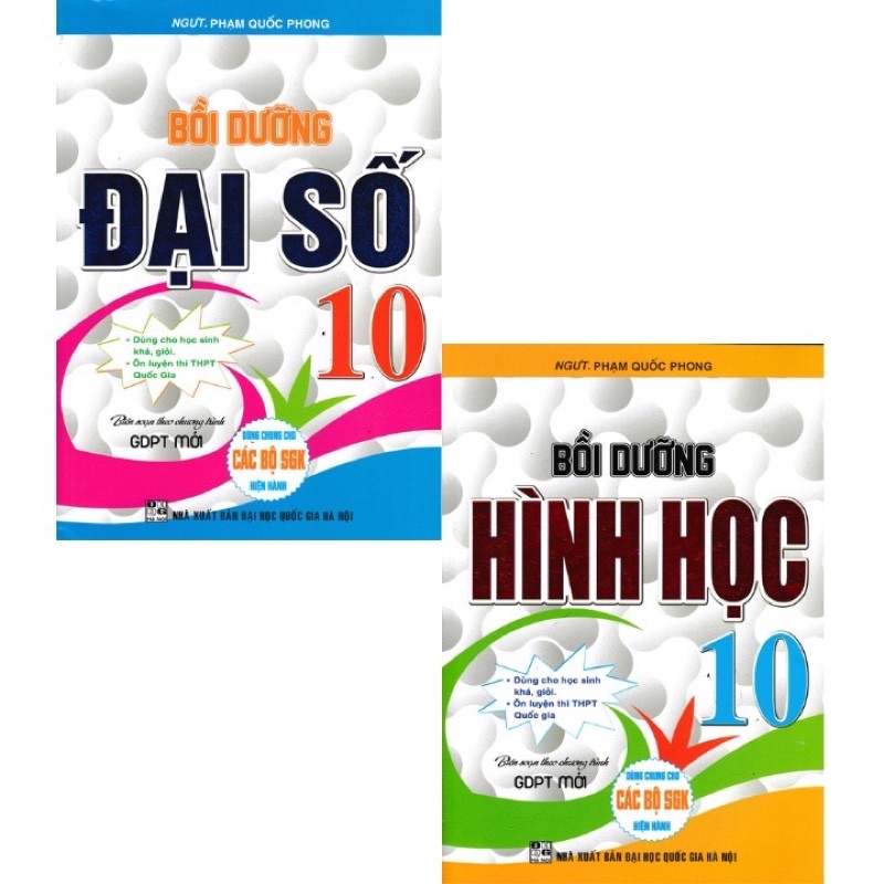 Sách -  Bồi Dưỡng Đại Số + Hình Học 10