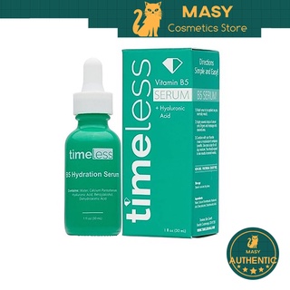 Serum Timeless Vitamin B5 + Hyaluronic Acid Làm Dịu & Phục Hồi Da 30ml