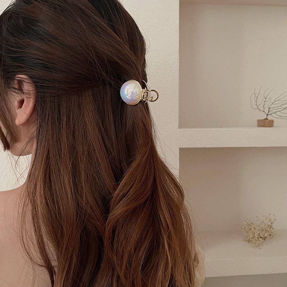 Kẹp tóc đính ngọc trai nhân tạo tròn kiểu Hàn Quốc cho mọi cô gái