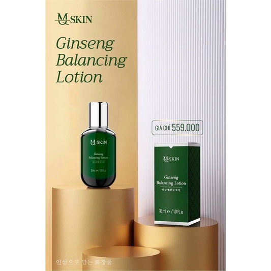 Kem BB Cream tái tạo da mẫu mới Gensing Balancing Lotion MQ Skin