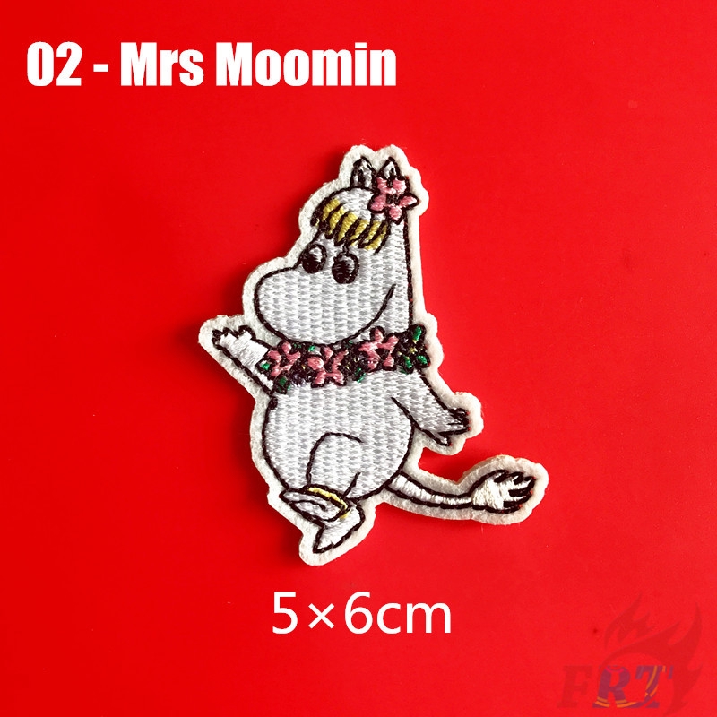 ☸ Cartoon：Moomin Couples Iron-on Patch ☸ 1Pc Diy Sew on Iron on Badges Patches