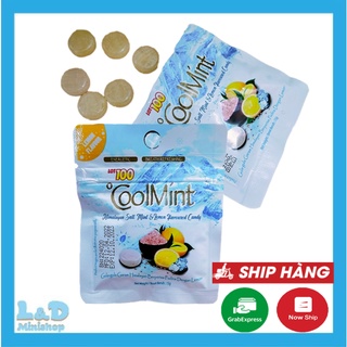 1 Gói Kẹo Bạc Hà Muối Đỏ Himalayan Lot 100 - Mẫu Mới Chanh Bạc Hà Mát Lanh
