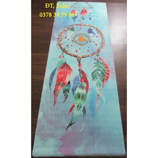 Thảm yoga du lịch bằng da lộn cao cấp
