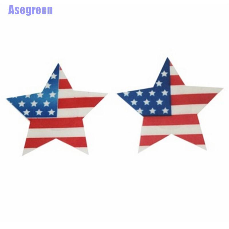 Miếng Dán Ngực Hình Cờ Mỹ Dùng Một Lần