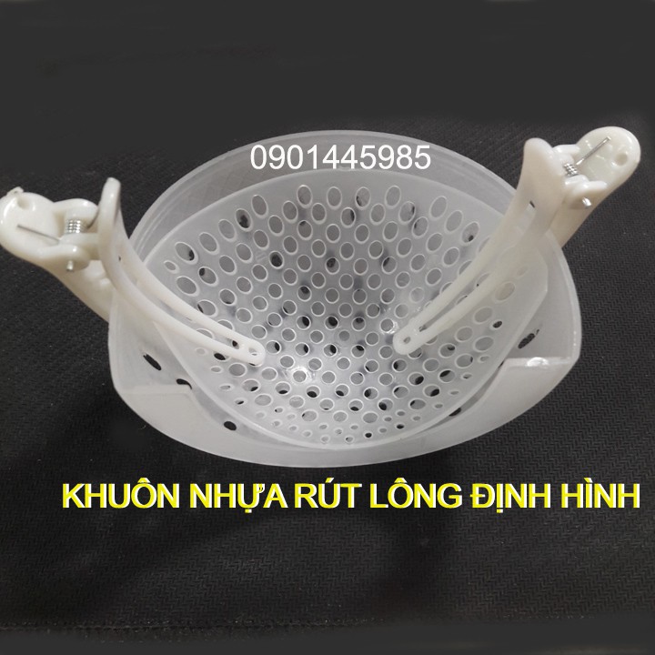 {HÌNH THẬT} Khuôn Yến nhựa rút lông định hình ( bộ 10 cái bao gồm kẹp)