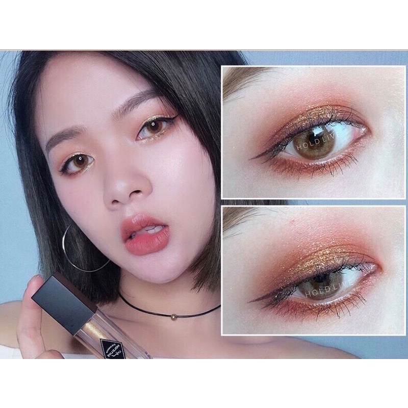 Nhũ Kim Tuyến Trang Điểm Đa Năng Mắt Môi Bắt Sáng Nội Địa Trung Holdlive Chính Hãng Lâu Trôi