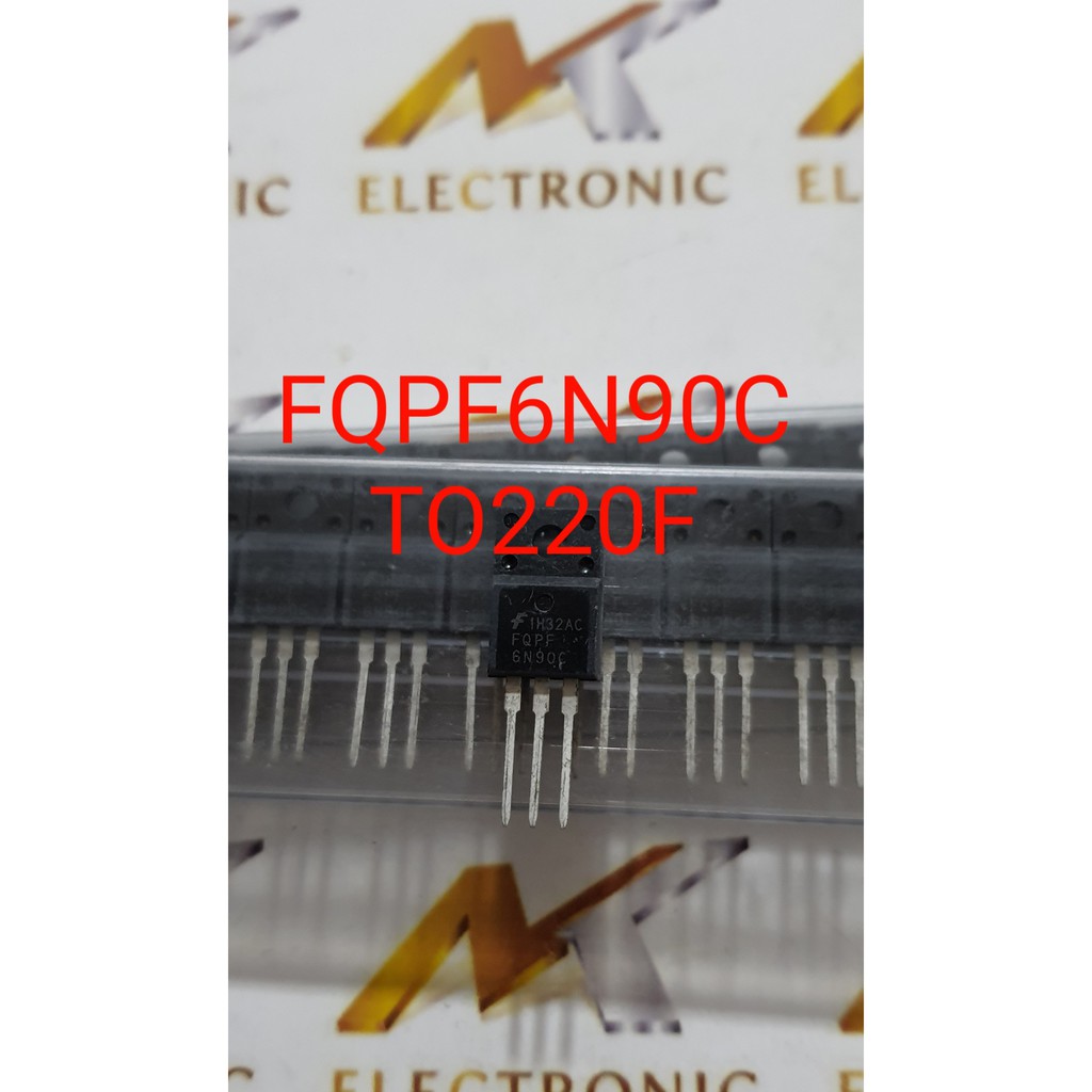Linh kiện FQPF6N90C 6N90C TO-220F 900V 6A Nhập khẩu lưng nhựa mới 100% (con)