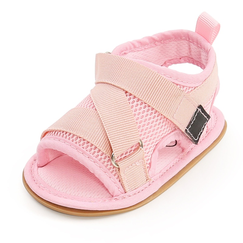 Xăng đan Vải Cotton Đế Mềm Chống Trượt Thời Trang Mùa Hè Cho Bé Trai Và Gái