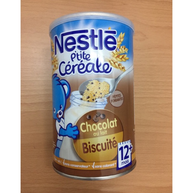 Bột pha sữa Nestle 12M+ vị chocolate Biscuite 400g