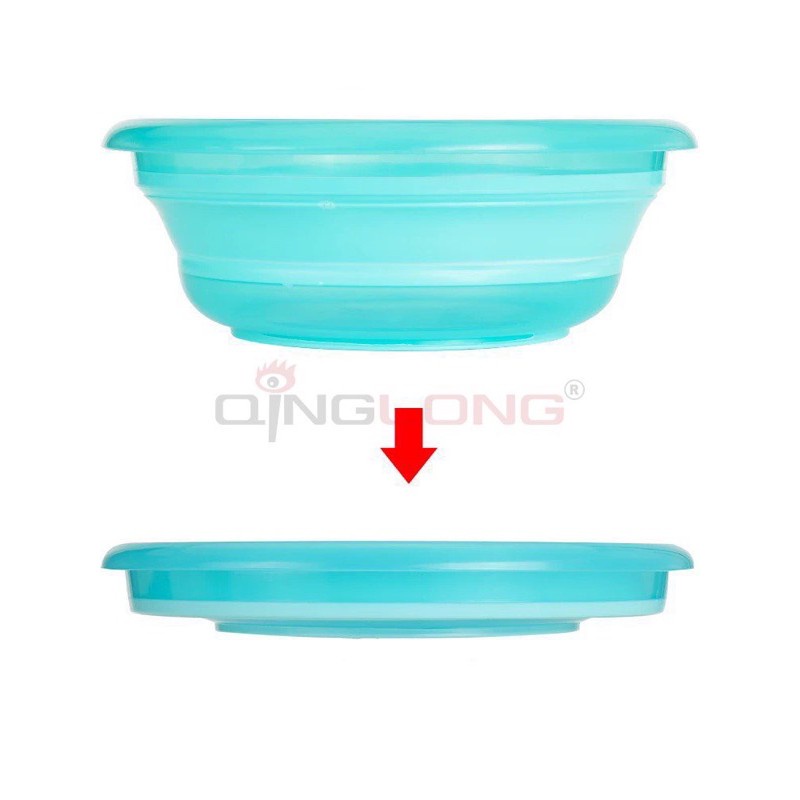 Thau trộn mồi, bát trộn mồi câu cá silicon, bát đa năng xếp gọn, tiện lợi, khay trộn mồi - Mika fishing