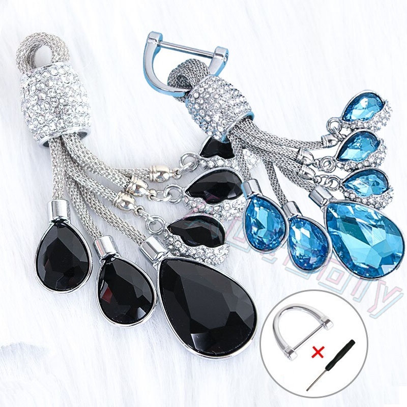 Móc Khóa Đính Đá Pha Lê Lấp Lánh Thời Trang
