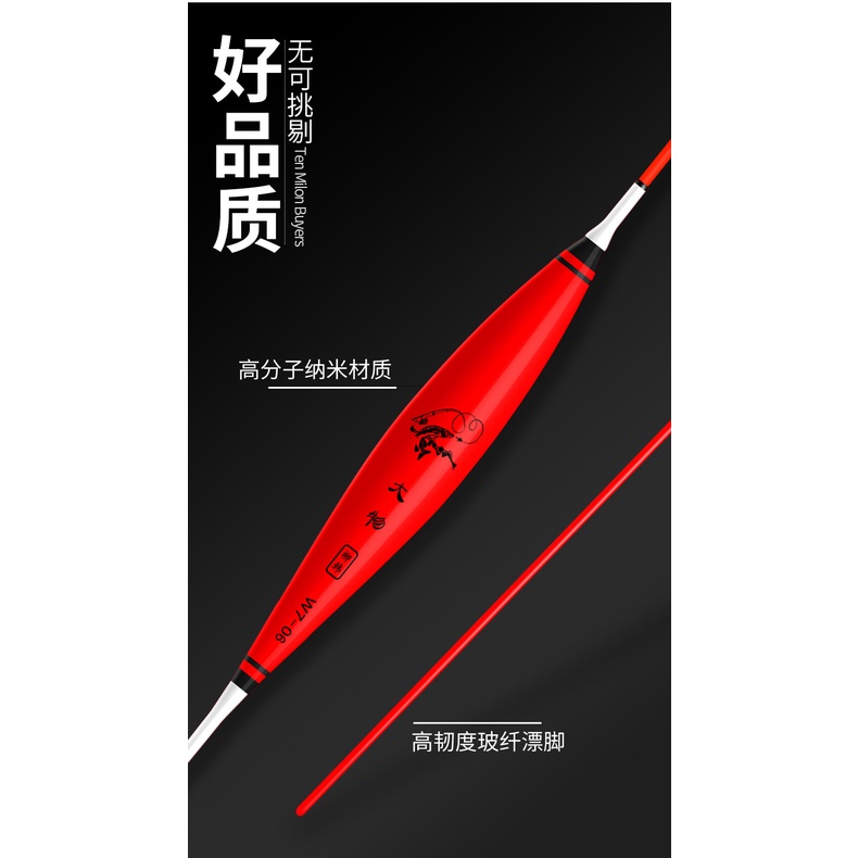 Phao săn hàng tăm to 3,5mm, ăn chì 4 gam siêu bắt mắt, nhìn xa 50m, câu cá trắm đen, trắm cỏ, chép.