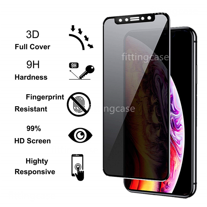 For Motorola Moto G Fast/G8 Power Lite Privacy Full Coverage Tempered Glass Screen Protector G7 Plus G8 Plus E6 Plus Z4 Protective film