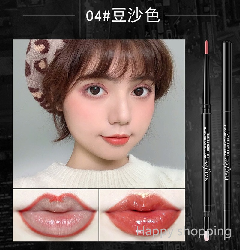 (Hàng Mới Về) Bút Kẻ Viền Môi Chống Thấm Nước Lâu Trôi Không Dính Ly | BigBuy360 - bigbuy360.vn