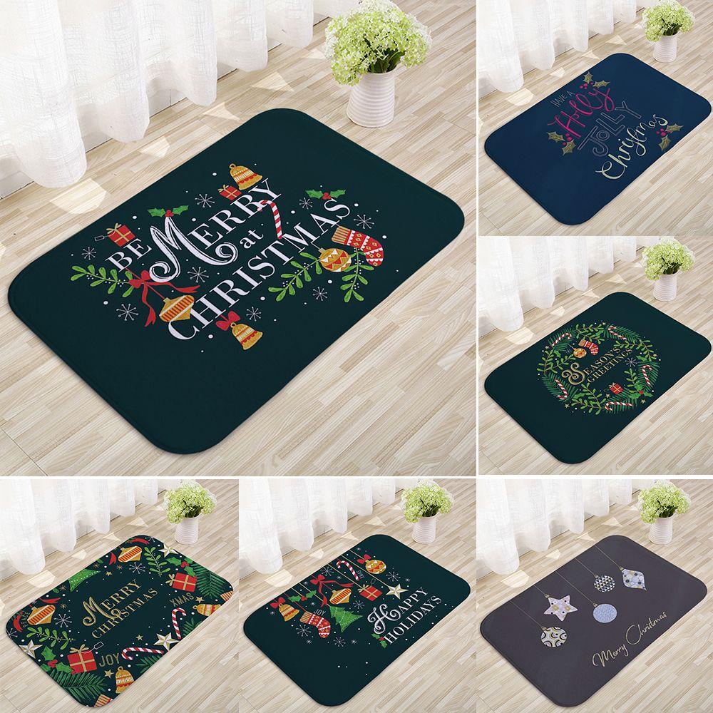 Thảm lót sàn Chống Trượt Họa Tiết Giáng Sinh Chất Lượng Cao