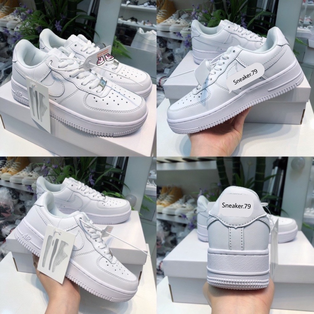 giày air force 1 nam nữ màu trắng cổ thấp đủ size nam nữ 36-43 | BigBuy360 - bigbuy360.vn