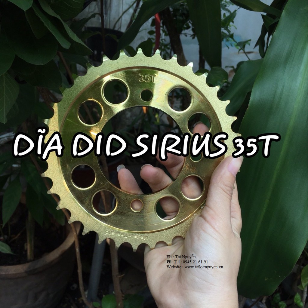 Dĩa Thái Vàng Cho Xe Exciter 150 - Winner - Sirius