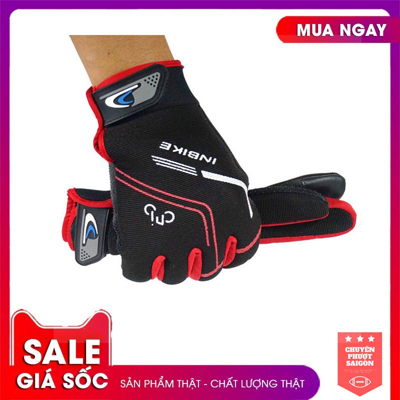 GĂNG TAY THỂ THAO INBIKE DÀI NGÓN CẢM ỨNG CHỐNG TIA UV