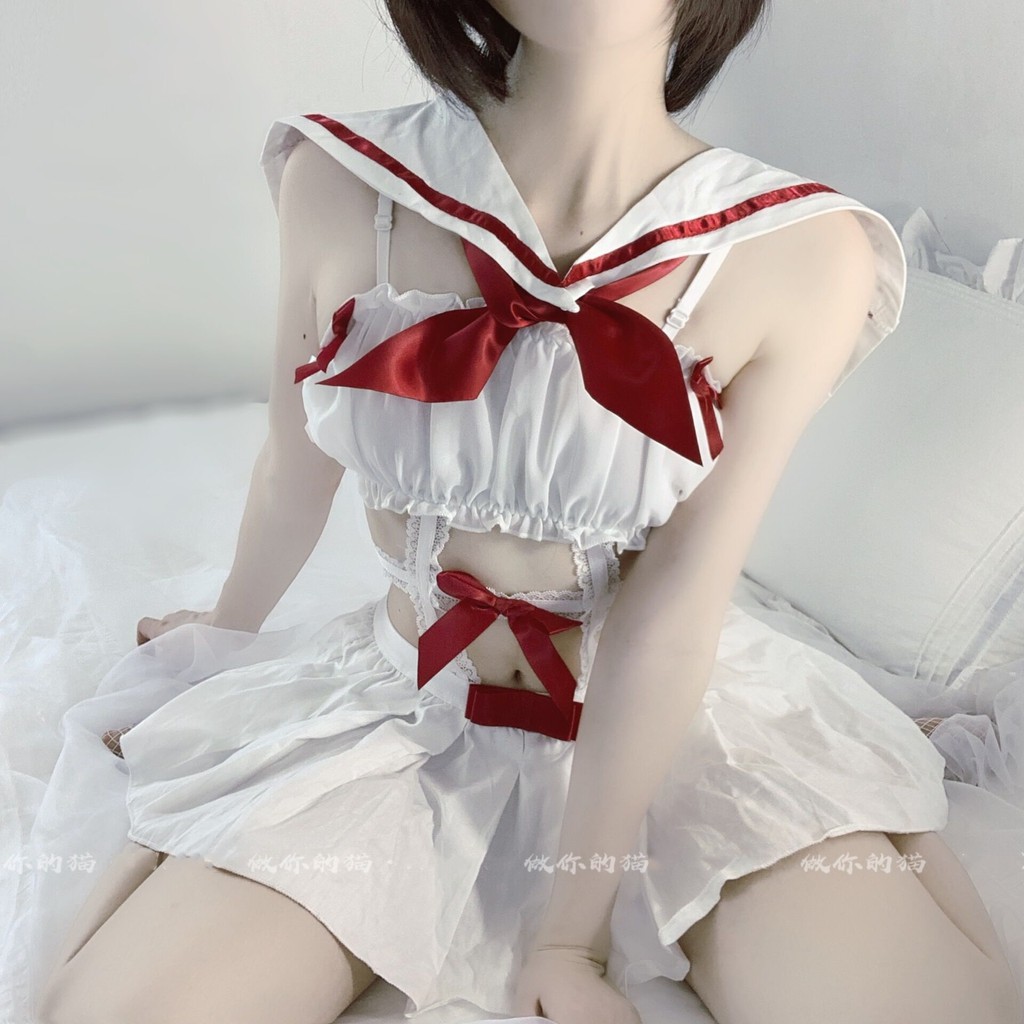 Bộ Đồng Phục Thủy Thủ Quyến Rũ Thời Trang Dành Cho Nữ