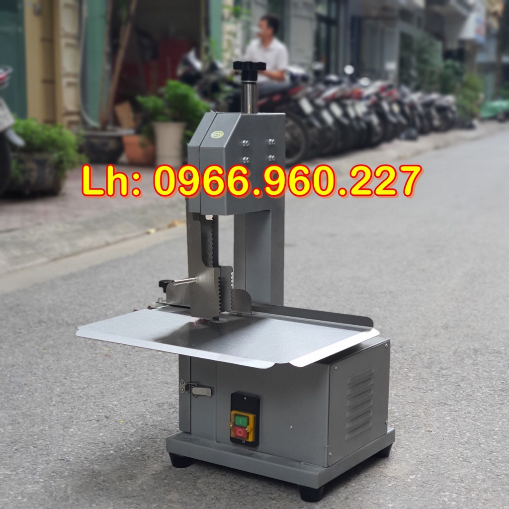 Máy thái thịt đông lạnh, máy cưa xương ống, xương bò, xương lợn