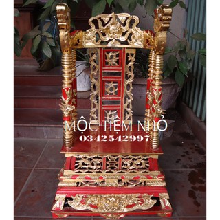 Ngai thờ cúng ỷ thờ gia tiên gỗ mít 3 cỡ ngai thờ cao 71,81,91cm