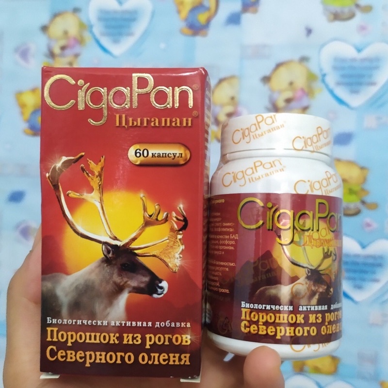 Viên uống nhung huou Cigapan Nga bồi bổ sức khỏe