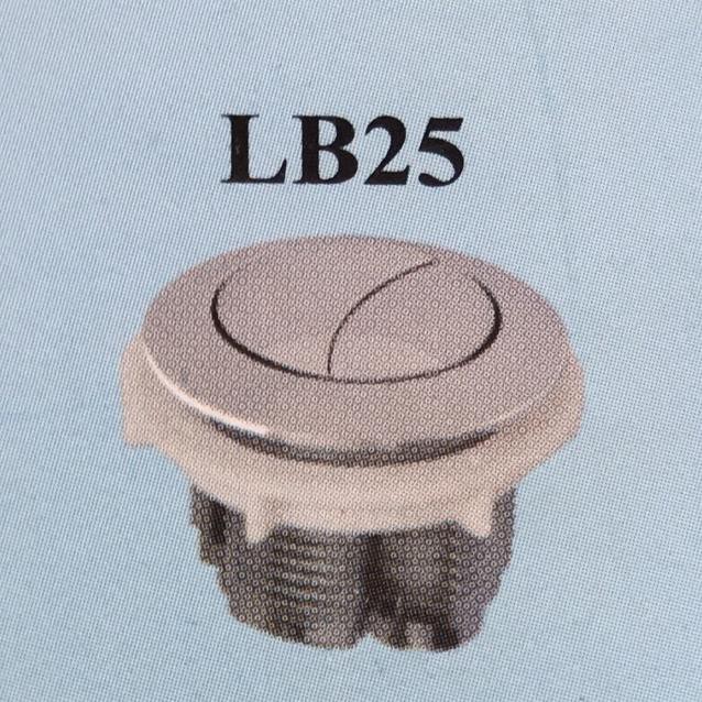 Nút nhấn bồn LB25, Hai nút nhấn,  Mạ Crôm,  Cỡ: Ø37mm