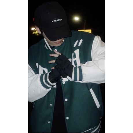 Áo khoác bomber độn bóng chày nhật bản polyester hàng nhập khẩu gia công tại việt nam
