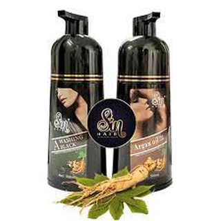Dầu gội nhuộm tóc thảo dược sinhair, phủ bạc đen tóc và nâu tóc_ siêu khuyến mãi