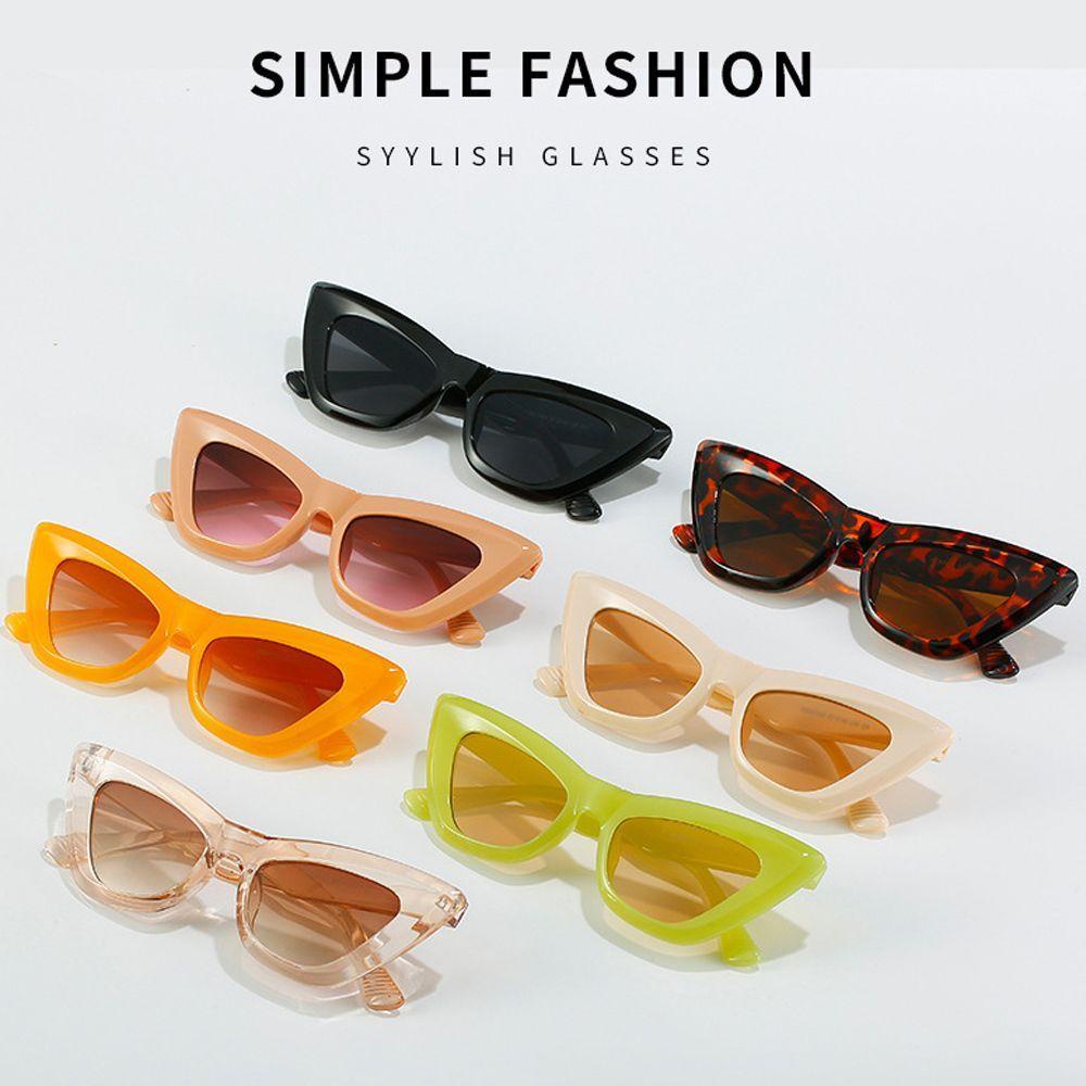 Kính Mát Gọng Mắt Mèo Tròng Tam Giác Chống Tia UV400 Thời Trang Cho Nữ