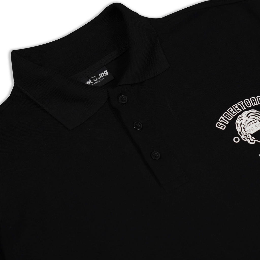 Áo Polo basic - Đen - Street Gang