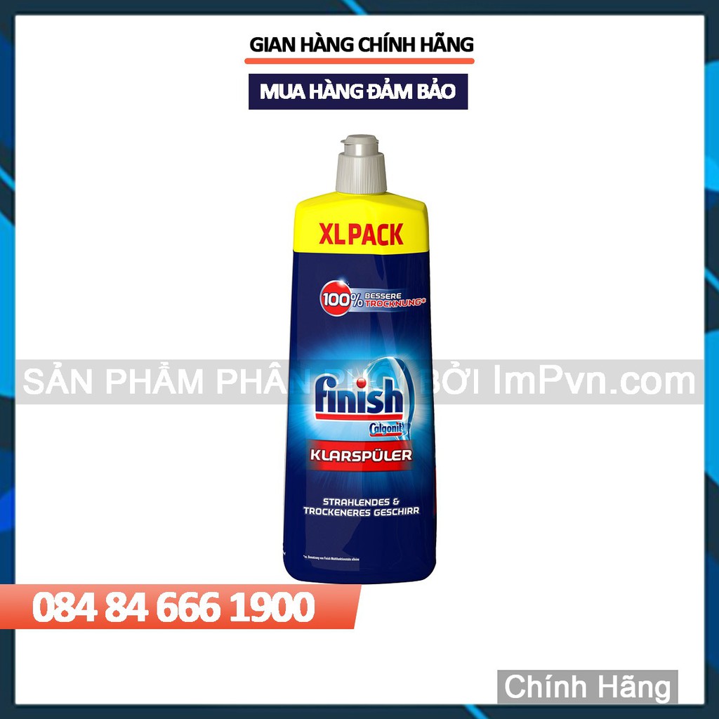 Nước làm bóng Finish 750ml làm bóng và khô chén bát