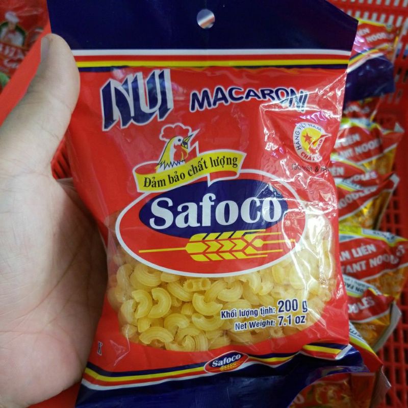 nui ngắn chữ C safoco 200g hạn sử dụng 06/10/2022