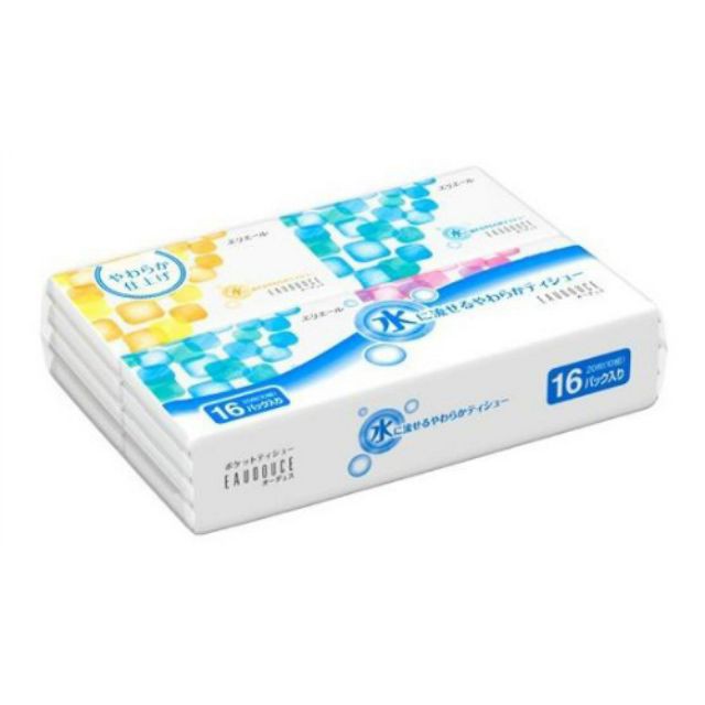 Set 16 gói khăn giấy bỏ túi Nhật Bản Elleair Japan.