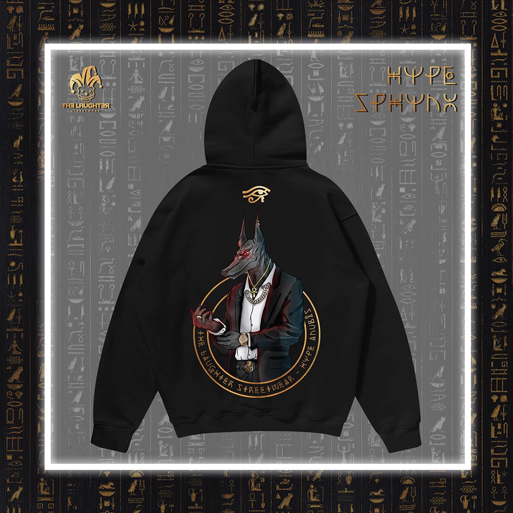 The Laughter - HOODIE HYPE ANUBIS - Áo MŨ NỈ DA CÁ | BigBuy360 - bigbuy360.vn