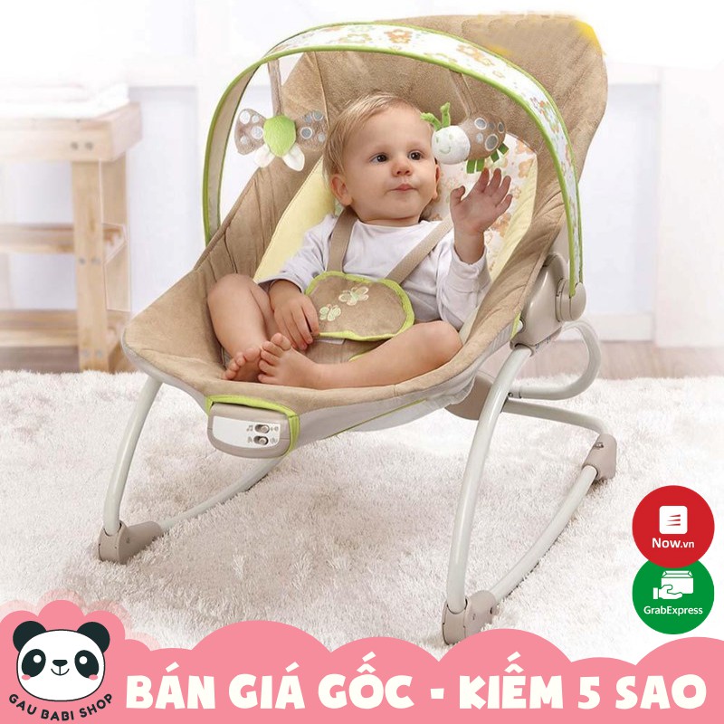 FREE SHIP !!! Ghế rung, bập bênh nằm chơi trẻ em Mastela chính hãng có bảo hành