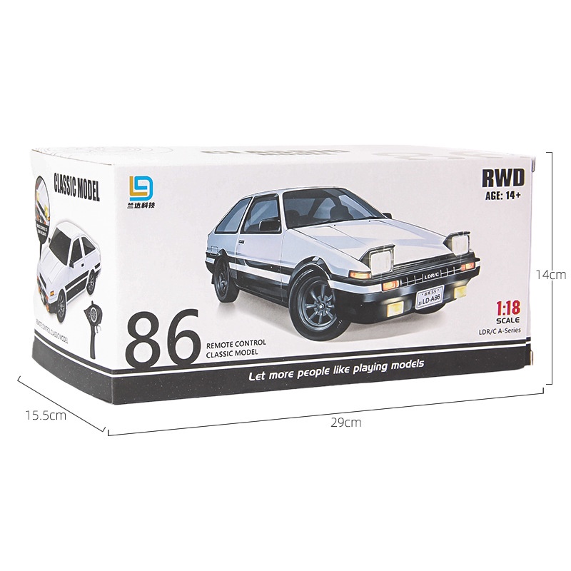 Ô tô điều khiển LDR/C AE86 Lada Drift Car 1:18 - RTR