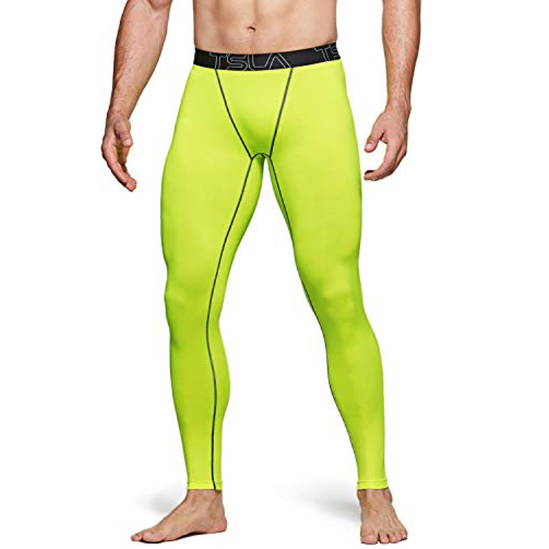 QUẦN LEGGING NAM TSLA TESLA COOL DRY BASELAYER COMPRESSION PANTS -SIZE L-XL