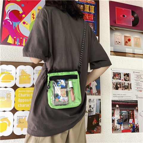 Hip hop style diagonal cross bag, trend, INS style, spot