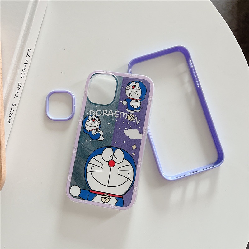 Ốp Điện Thoại 3 Trong 1 Dễ Thương Cho iphone 13 11 12 Pro Max 6 6s 7 8 Plus X XR XS Max