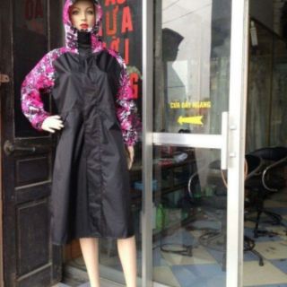 Áo mưa măng tô chùng thời trang