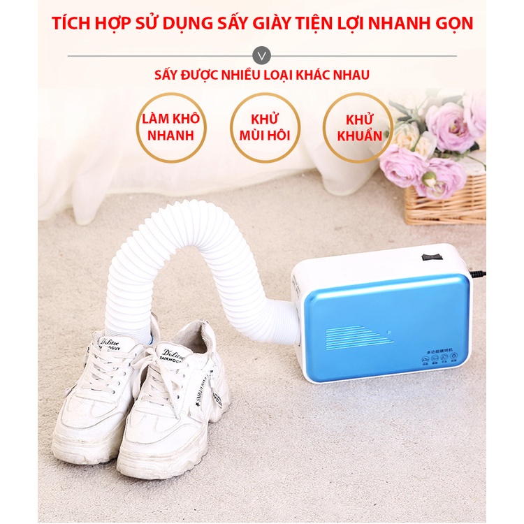 Tủ sấy quần áo,Máy sấy giày dép đa năng, Dễ lắp ráp, hỗ trợ diệt khuẩn cho quần áo, Tủ sấy quần áo BH 2 năm khung inox 2