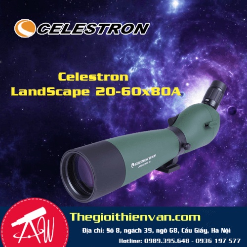 Ống ngắm zoom (Spotting Scope) Celestron LandScape 20-60x80A - Hàng chính hãng