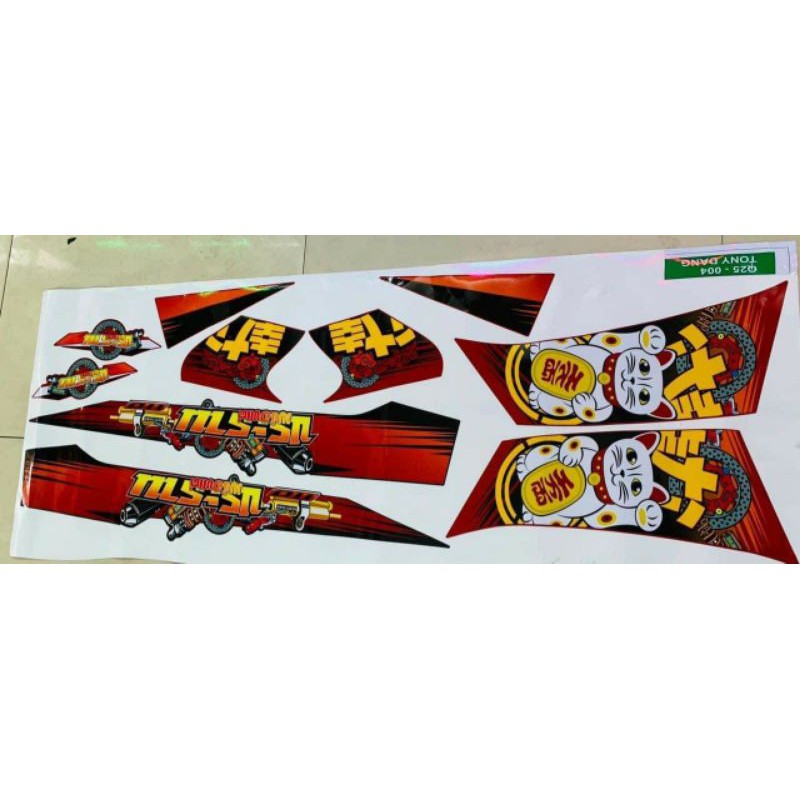 (mẫu mới) Tem Sirius mèo thần tài Lucky Cat Hot