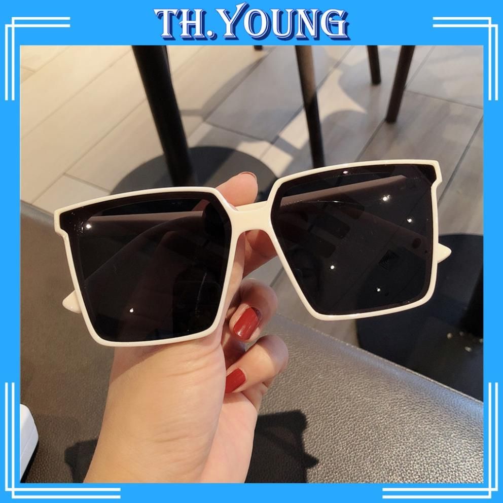 Kính mát thời trang mắt vuông bản to xu hướng mới 2020 - Kính mát nam nữ Hàn Quốc