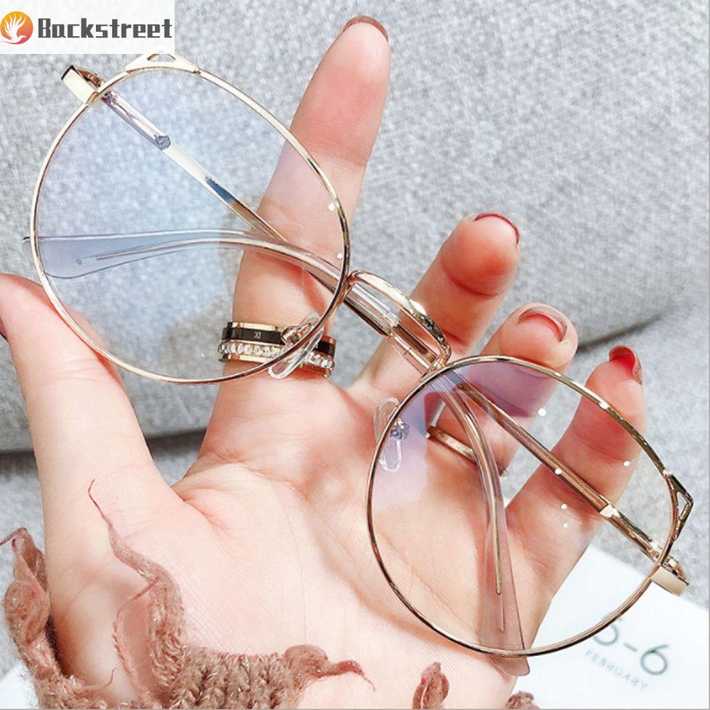 Mắt kính gọng kim loại siêu nhẹ hình tai mèo dễ thương nhiều màu sắc cho nam và nữ